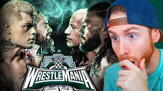 ROCK amp ROMAN vs CODY amp SETH  WWE WrestleMania 40 Night 1 Live Stream [upl. by Madge]