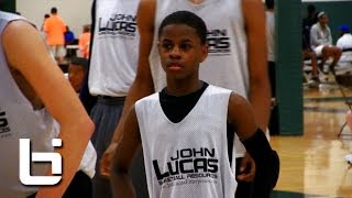 8th grader Chase Adams flashes Pure Point Guard skills at John Lucas Combine [upl. by Convery509]