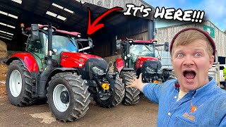 THE BIGGEST TRACTOR WE HAVE EVER BOUGHT ARRIVES ON THE FARM [upl. by Aicekan]