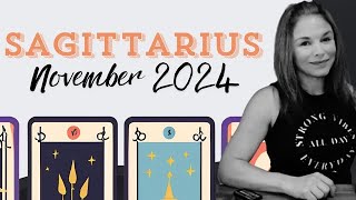 SAGITTARIUS⭐️😍 YOU’RE PRAYER IS BEING ANSWERED 🙏NOVEMBER 2024 MONTHLY PREDICTIONS TAROT [upl. by Piks]