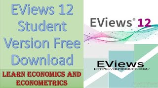 How to install Eviews 12 Student Version free download Eviews 12 Student version kesy install krn [upl. by Kolva]