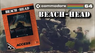 BEACHHEAD  Commodore 64 [upl. by Alebasi54]