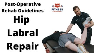 Hip Labral Repair Physical Therapy Guidelines  FAI Surgery Rehabilitation  CAM Reduction FPF E45 [upl. by Shelton913]