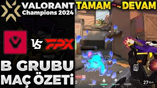 Sentinels vs FPX MAÇ ÖZETİ  VALORANT CHAMPIONS 2024 [upl. by Aikim319]