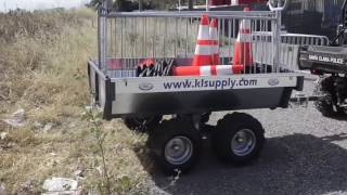 KampL Supply  New UTV amp SxS All Terrain Trailer [upl. by Haynes]