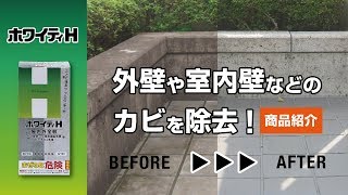 【掃除】外壁、室内壁などのかびによる黒ずみをきれいに除去！【ホワイティH＜HOUSE＞】 [upl. by Mik295]