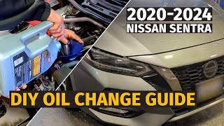 The Fastest 2020 Nissan Sentra SR Oil Change Guide [upl. by Namus]