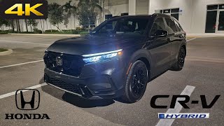 2024 Honda CRV SportL Hybrid  POV Night Drive 4K Binaural Audio 8 Speaker Sound System [upl. by Isis357]