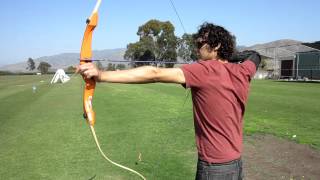 Using the Astra Archery Shot Trainer with a compound release [upl. by Etac433]