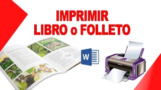 Como Imprimir en Formato Libro o Folleto desde Word 2024 🚀 [upl. by Velma]