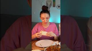 Pilavlı Taco 😲 food recipe asmr tacos mexico rice [upl. by Aniv]