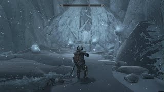 Skyrim  Karstaag Bossfight LEGENDARY DIFFICULTY [upl. by Godard]