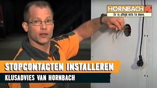 Stopcontact aansluiten met HORNBACH [upl. by Carmelina]