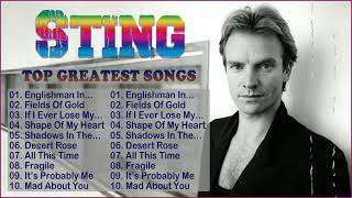 Sting Greatest Hits Full Album  The Very Best Songs Of Sting [upl. by Wehrle]