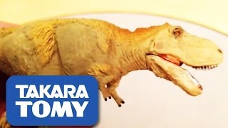 Takara Tomy TRex amp Triceratops Review [upl. by Marpet]