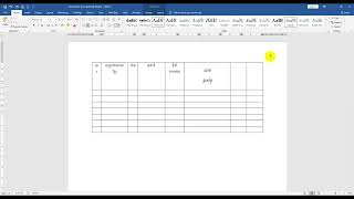 How to Repeat Header Rows in Microsoft Word [upl. by Einahpats]