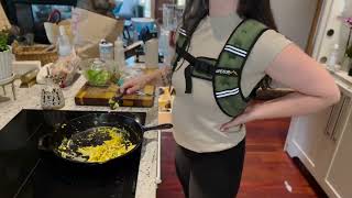 How a mom of three and avid fitness enthusiast use APEXUP weighted vest to keep in shape [upl. by Anayd463]