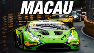 MACAU Onboard Lap with Edoardo Mortara in a Lamborghini Huracan GT3 [upl. by Rehc]