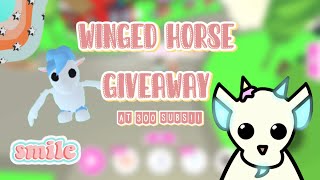 Winged horse giveaway Must watch 🩵✨ [upl. by Haila]