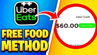 HOW TO GET FREE FOOD ON UBER EATS 2024 SUPER EASY NOT ILLEGAL [upl. by Ardnuaek]