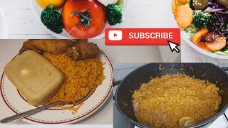 How to cook Nigeria jollof rice  nigerian jollofrice loveuall blackwoman [upl. by Tarkany86]