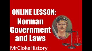 GCSE History  Saxons and Normans Norman Government and Laws [upl. by Carmelia]