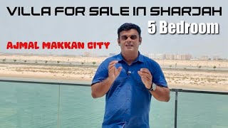 Villa For Sale In Sharjah Hamriyah  Ajmal Makkan City  Ajeesh Poomas [upl. by Donni]