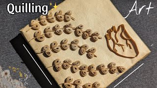 Basic quilling design  quilling paper art [upl. by Corley757]