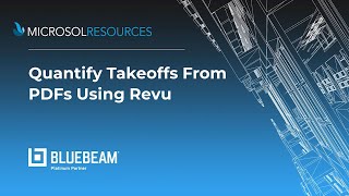 Quantity Takeoffs from PDFs using Revu [upl. by Yellat]