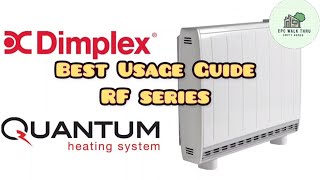 Child Lock 🔐 Dimplex Quantum RF night storage best usage [upl. by Keel]