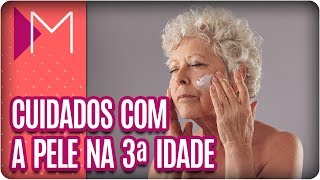 Cuidados com a pele na terceira idade  Mulheres 280218 [upl. by Jamima]