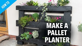 How to Make a Pallet Planter [upl. by Acila]