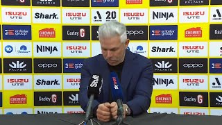 Auckland FC Coach Steve Corica  Post KiwiDerby Press Conference [upl. by Adnale]