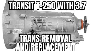 Transit T250 Transmission removal and replacement [upl. by Ecinaj]