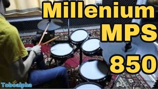 MILLENIUM MPS 850 REVIEW ELECTRONIC DRUMS  TOBE ELECTRONICE MILLENIUM MPS850 [upl. by Kane]