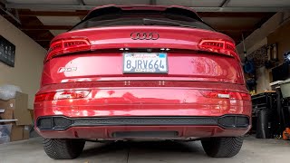 B9 SQ5 stock exhaust [upl. by Zwiebel]