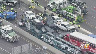 5 Dead After Fort Worth Crash Involving 100 Vehicles On Interstate35 [upl. by Montanez]