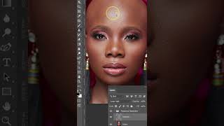 How To Quickly Remove Blemishes Pimples Wrinkles Scars and Acne in Photoshop shorts [upl. by Eves745]