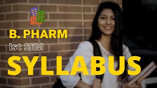 B Pharma 1st Semester  Syllabus  Remedial Subjects  Flow Pharmacy [upl. by Rowan]