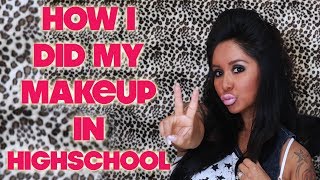 SNOOKIS HOW I DID MY MAKEUP IN HIGH SCHOOL [upl. by Llerrehs]