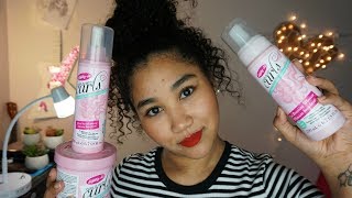 Curly Hair Products Review dippity do girls with curls [upl. by Anyar894]