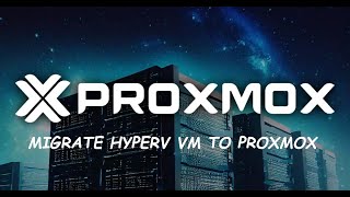 How to migrate Hyperv vhdx VM to Proxmox qcow2 [upl. by Esialb]