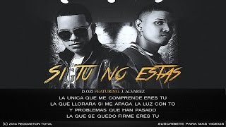 Si Tu No Estas Con Letra  DOZI Ft J Alvarez Original Reggaeton 2014 [upl. by Gerfen559]