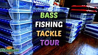 Tackle Organization Day How I Store All My Bass Fishing Baits [upl. by Vogeley]