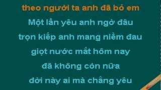 Không Còn Nước Mắt Để Khóc Karaoke  Tuấn Vỹ Ngọc Linh  CaoCuongPro [upl. by Durham]