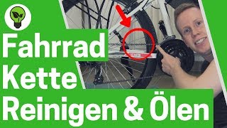 Fahrradkette Reinigen und Ölen ✅ ULTIMATIVE ANLEITUNG Fahrrad amp MTB Kette mit Kettenöl säubern [upl. by Adar]