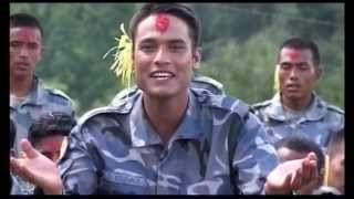 APF Dashain Song Dhankai Bala Jhulaula [upl. by Htrowslle]