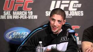 Brendan Schaub Talks Win Over Cro Cop at UFC 128  MMA Weekly News [upl. by Hamas]