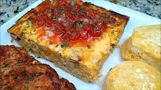 BREAKFAST CASSEROLE  EGG CASSEROLE [upl. by Notnek]