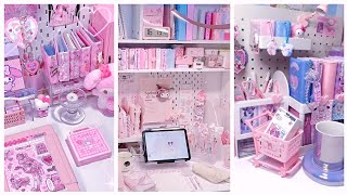 asmr relaxing desk and stationery organization ideas cindyasmr [upl. by Godred]